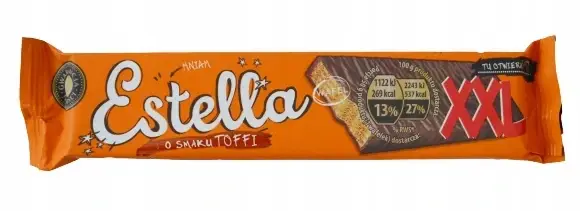 

Вафли в шоколаде с карамельной начинкой Estella Toffi XXL 50 г