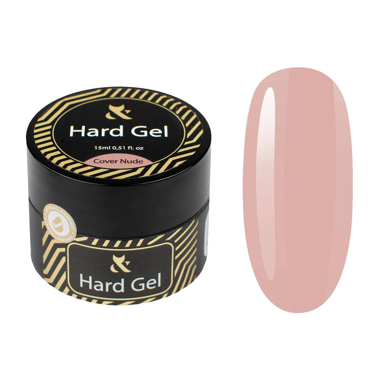 

Моделирующий гель для наращивания ногтей F.O.X Hard Gel Cover Nude, 15 мл
