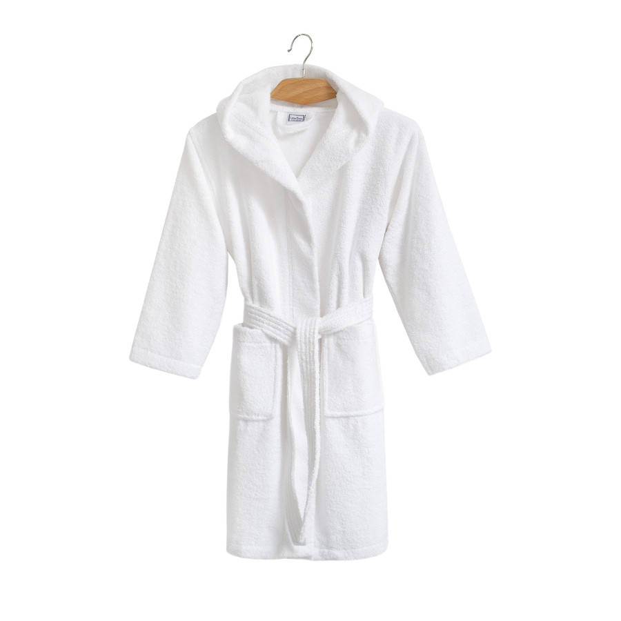 

Халат детский махровый Lotus Home - White белый 10-12 лет