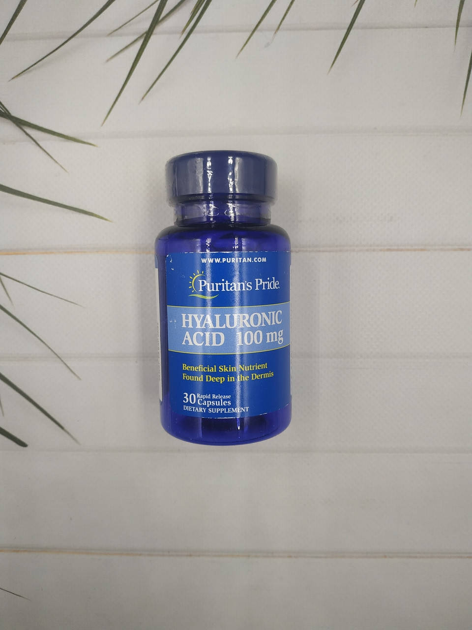

Puritan's pride Hyaluronic Acid 100 mg 30 Capsules гіалуронова кислота