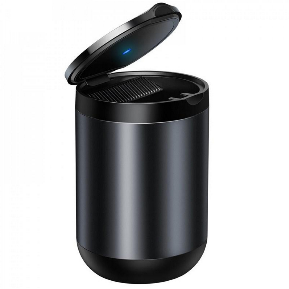 

Пепельница автомобильная с подсветкой Baseus металлическая в подстаканник Premium Car Ashtray