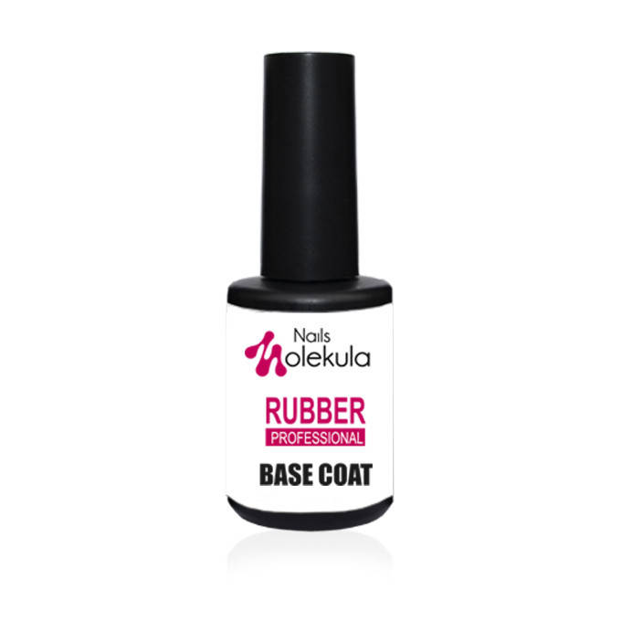 

База каучуковая для гель-лака Nails Molekula Rubber Professional Base Coat, 12 ml