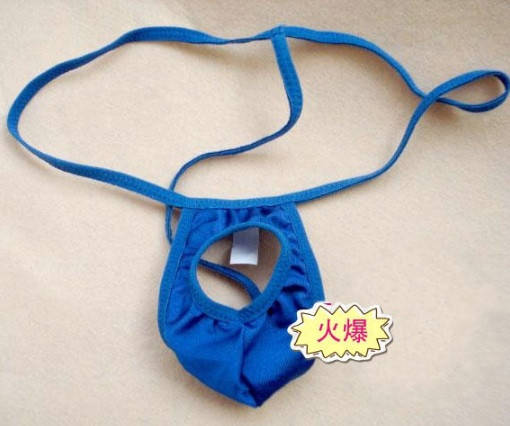 

Мужские трусы Стринги с Push-Up Blue, Синий