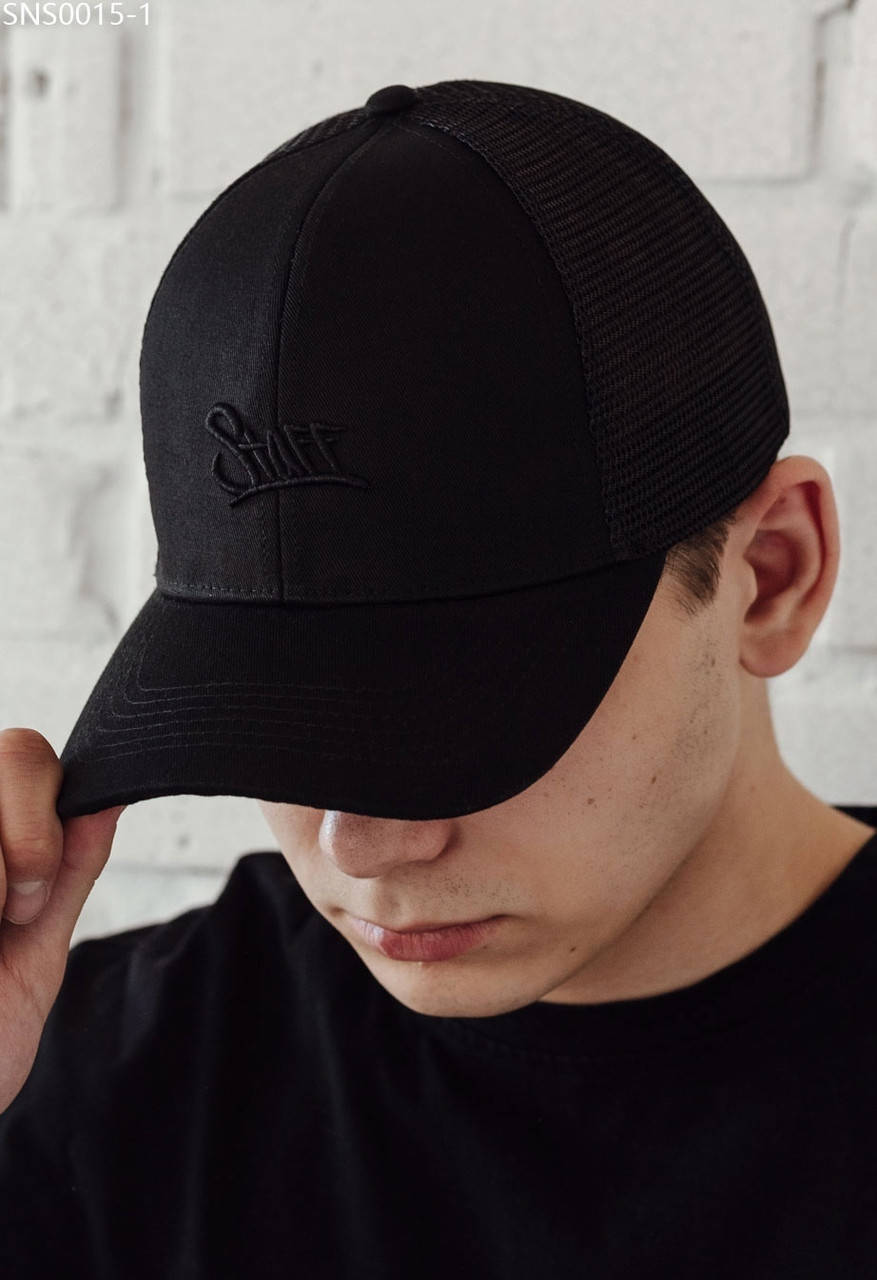 

Кепка Тракер Staff all black logo