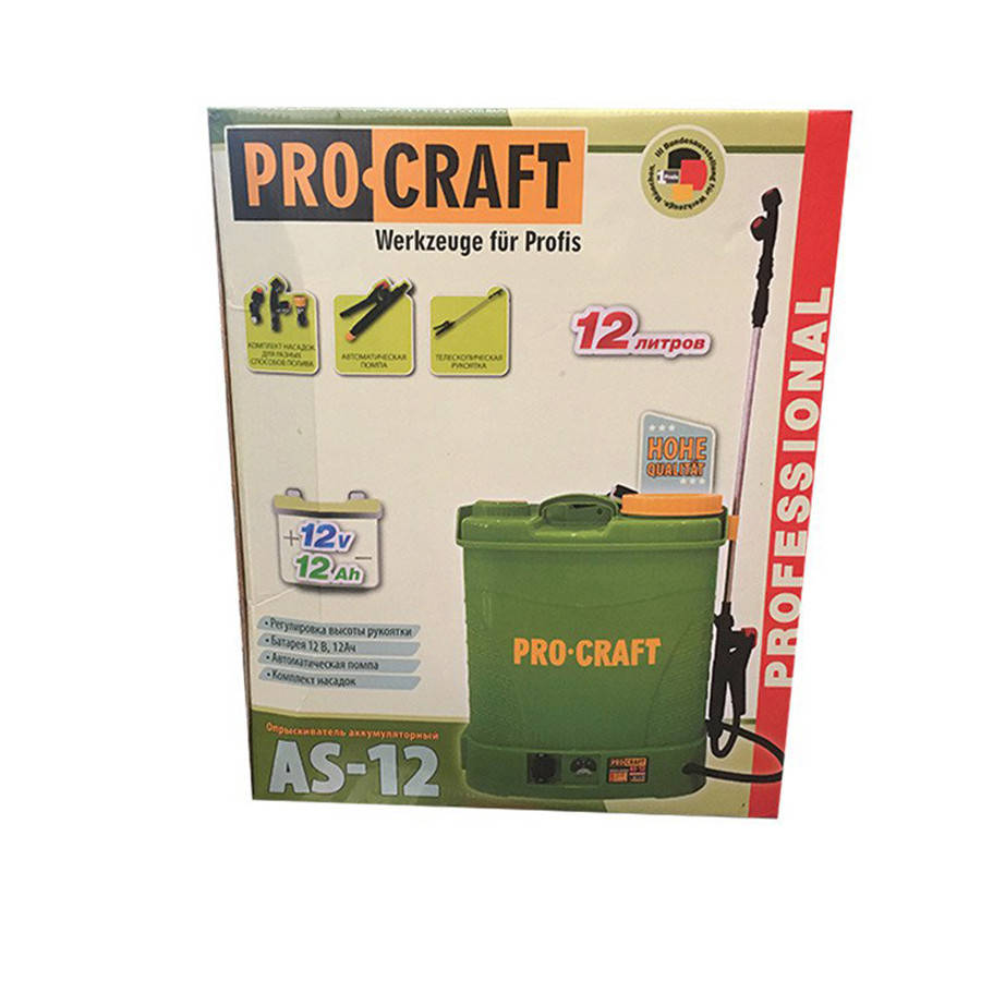 

Аккумуляторный опрыскиватель Procraft AS-12