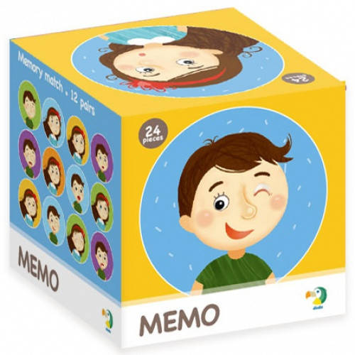 

Детская настольная игра Мемо Эмоции DoDo 300144, 24 элемента