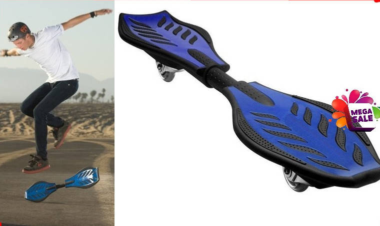 

Скейтборд/скейт рипстик Ripstik Razor двухколесный с алюминиевой рамой: Синий