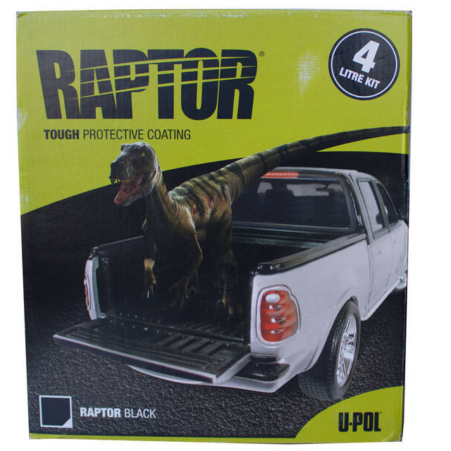 

Защитное покрытие Raptor U-POL Черный 4л