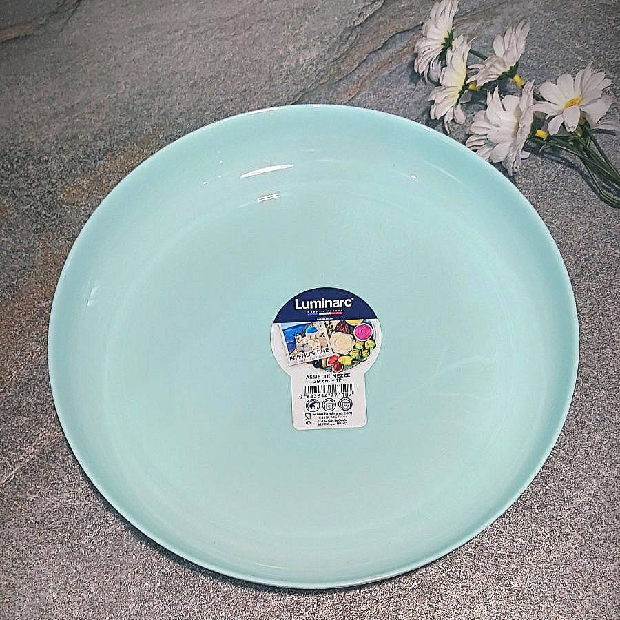 

Лазурное блюдо с высокими бортиками Luminarc Friend Time Turquoise 29 см (P6362), Голубой