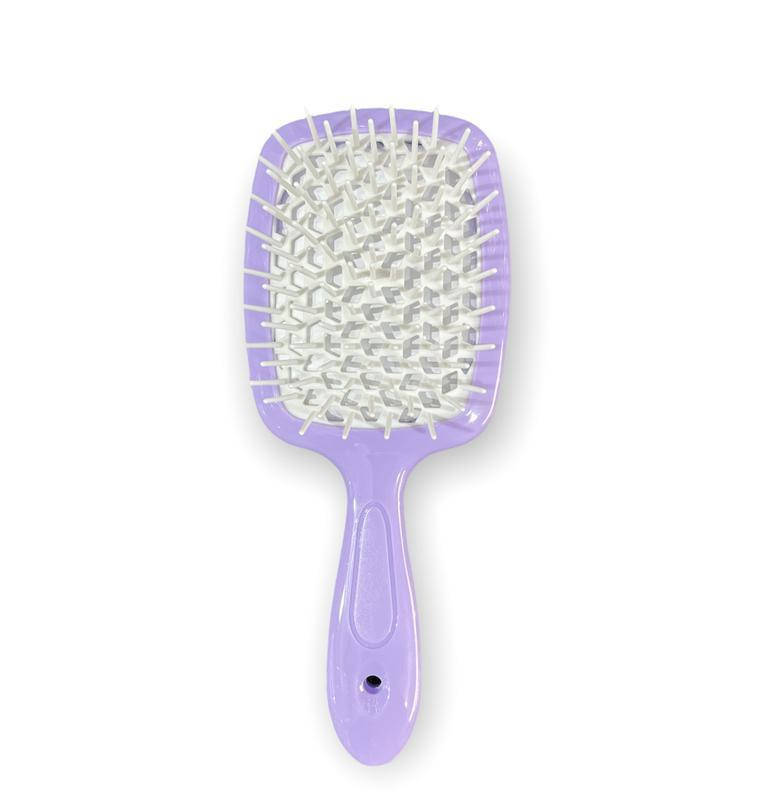 

Janeke Продувная расческа для укладки волос Hollow Comb Superbrush Plus (Персиковый цвет с белой щетиной)