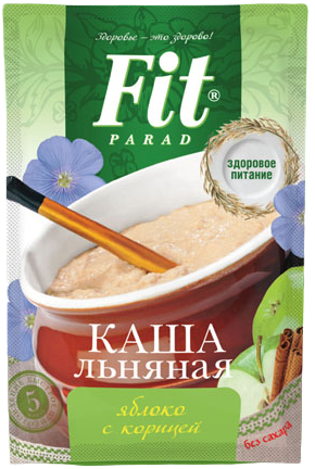 

Каша льняная ФитПарад вкус Яблоко с Корицей пакет-саше (25 грамм)