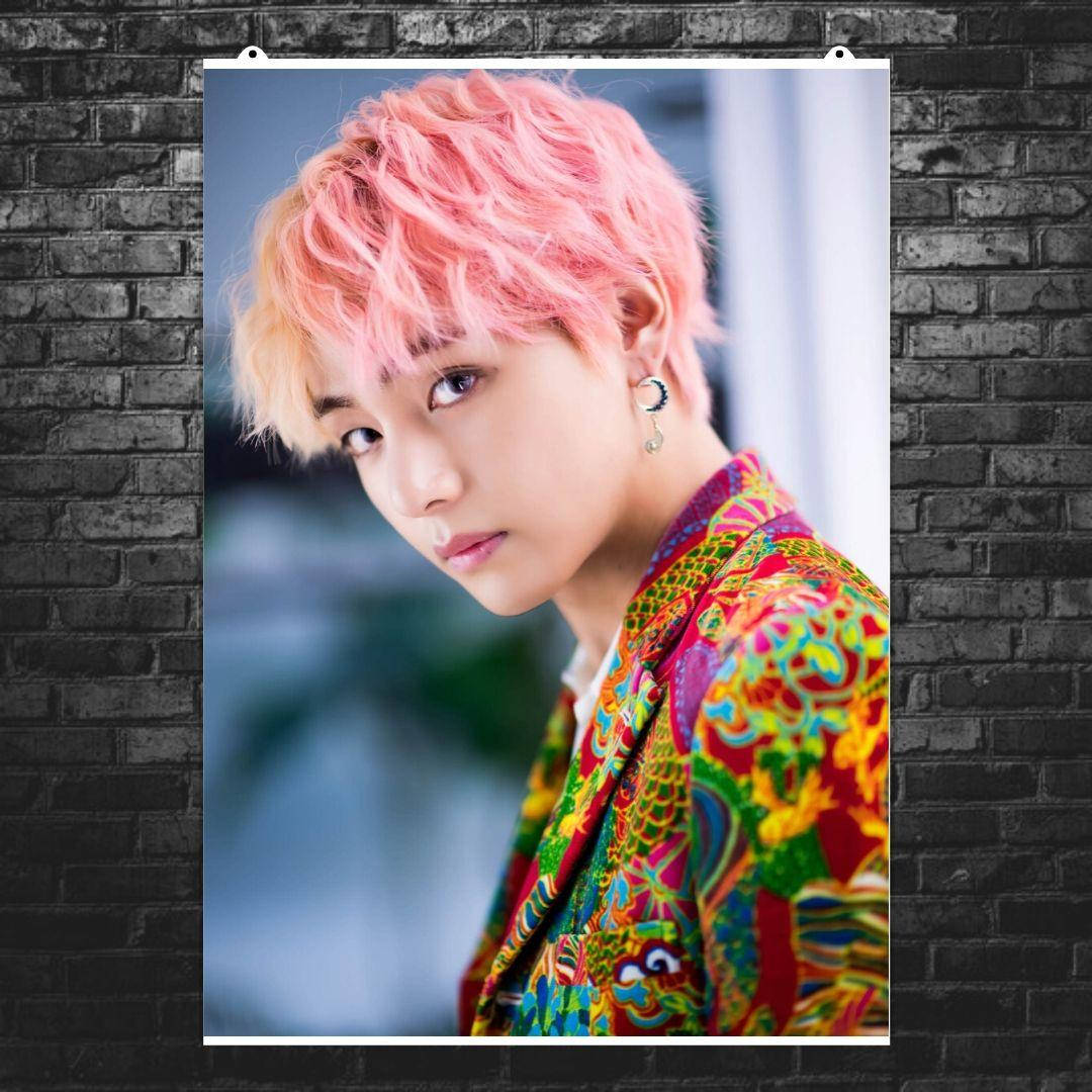 

Постер "BTS. Kim Taehyung, Ким Тхэ Хён", плакат №4. Размер 60x85см (A1). Матовая бумага