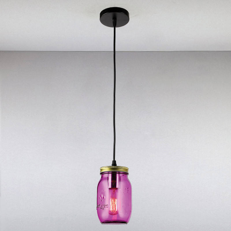 

Светильник подвесной Банка LV в индустриальном стиле 758865-1 PURPLE
