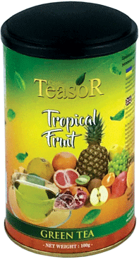 

Чай Тисор, Teasor Зеленый " Тропические Фрукты " 100г