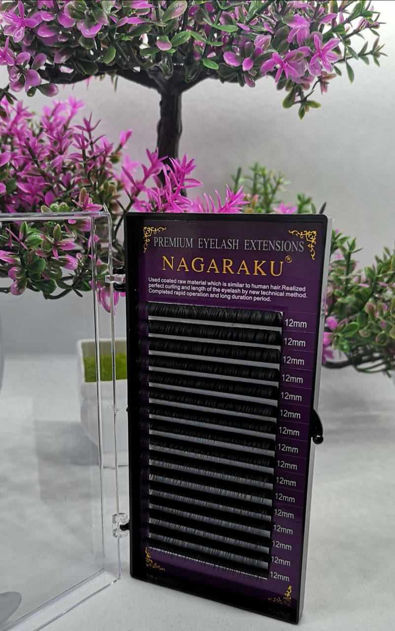 

Ресницы для наращивания Nagaraku 0.10 С 13мм