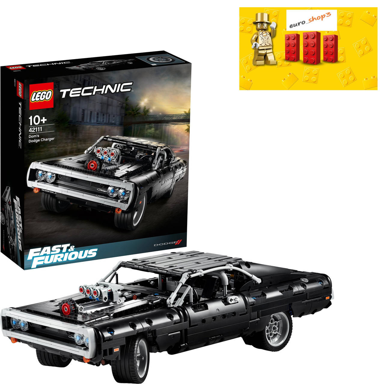 

LEGO Technic Dodge Charger 42111, Черный