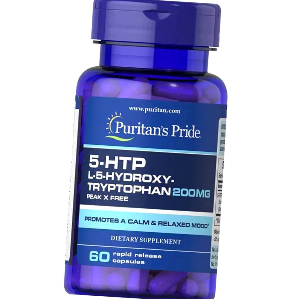 

5 - гидрокситриптофан Puritan's Pride 5-HTP 200 mg 60 капсул