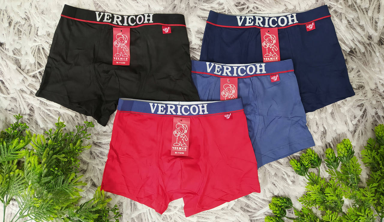 

Детские трусы на 2XL 10-13 лет для мальчика Vericon VI-591, Разные цвета