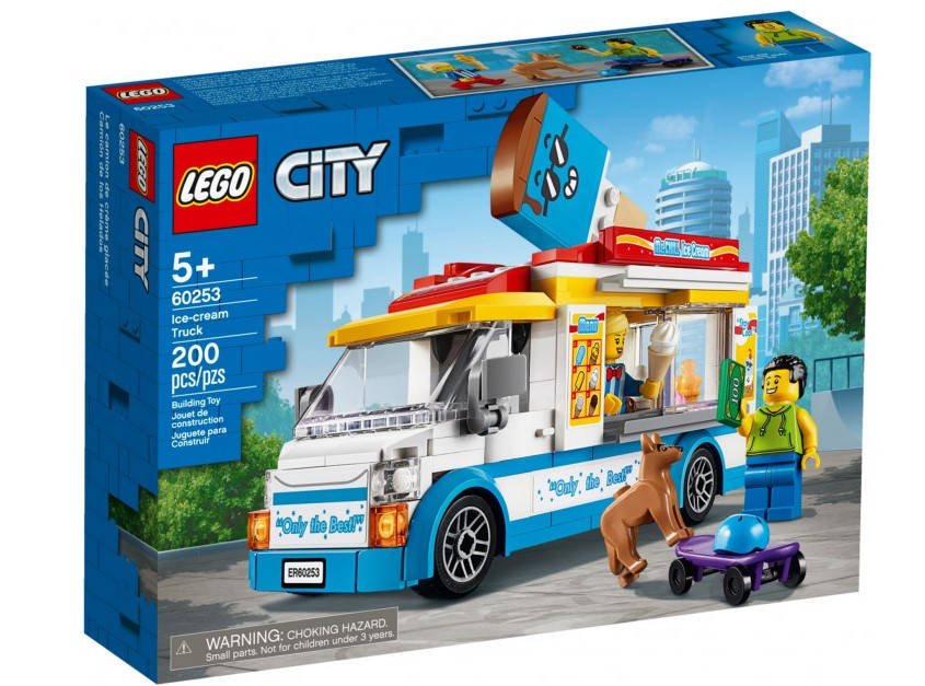 

Конструктор лего сити LEGO City Great Vehicles Грузовик мороженщика 60253