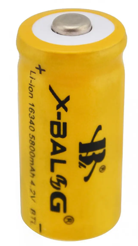 

Аккумулятор 16340 X-Balog 5800mAh 4,2V Li-ion