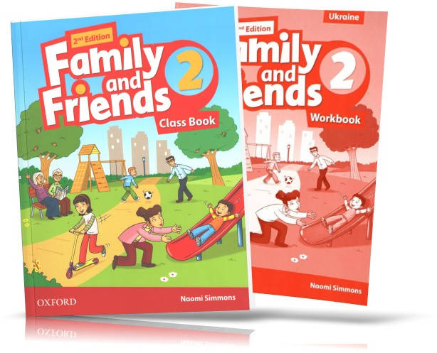 

Family and Friends 2th edition 2, Class book + Workbook | учебник + тетрадь (комплект) английского языка