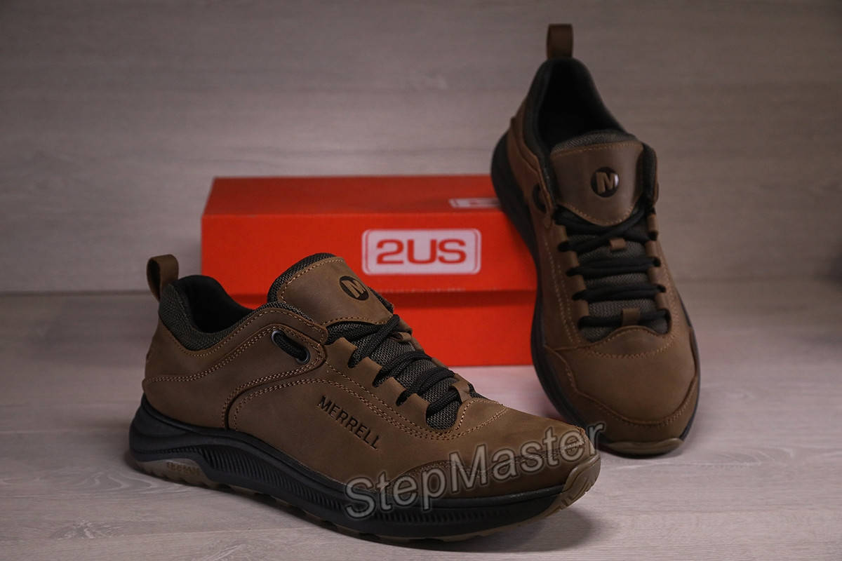

Кроссовки мужские кожаные Merrell Urban Nubuck Olive, Оливковый