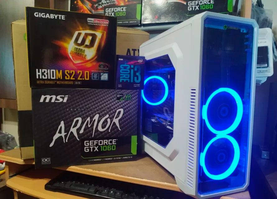 

Игровой компьютер Intel Core i3 10100F 4.3GHZ, GTX1060, 8GB DDR4, SSD120, 500GB