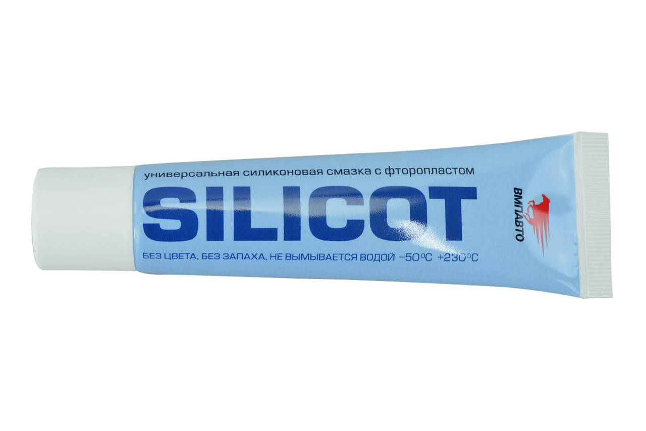 

Универсальная силиконовая смазка Silicot 30 г. туба VMPAUTO (2301)