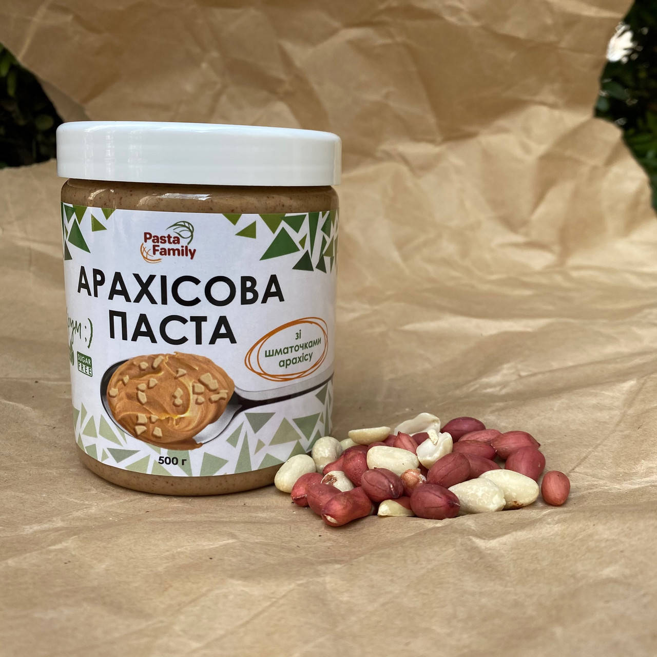 

Арахисовая паста с кусочками арахиса 500 г