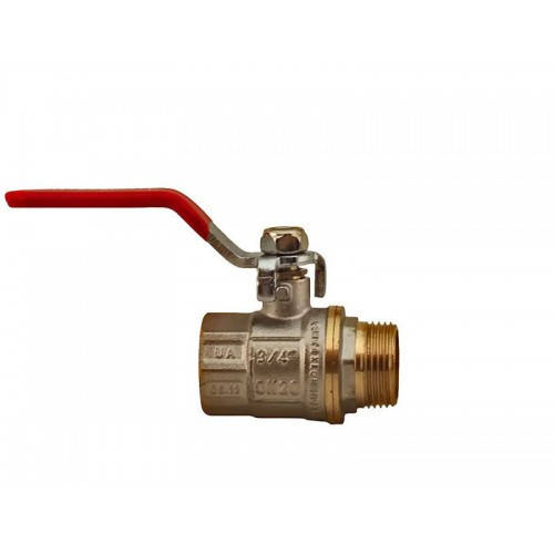 

Кран 3/4" латунный шаровый Г.Ш. ручка Water Pro