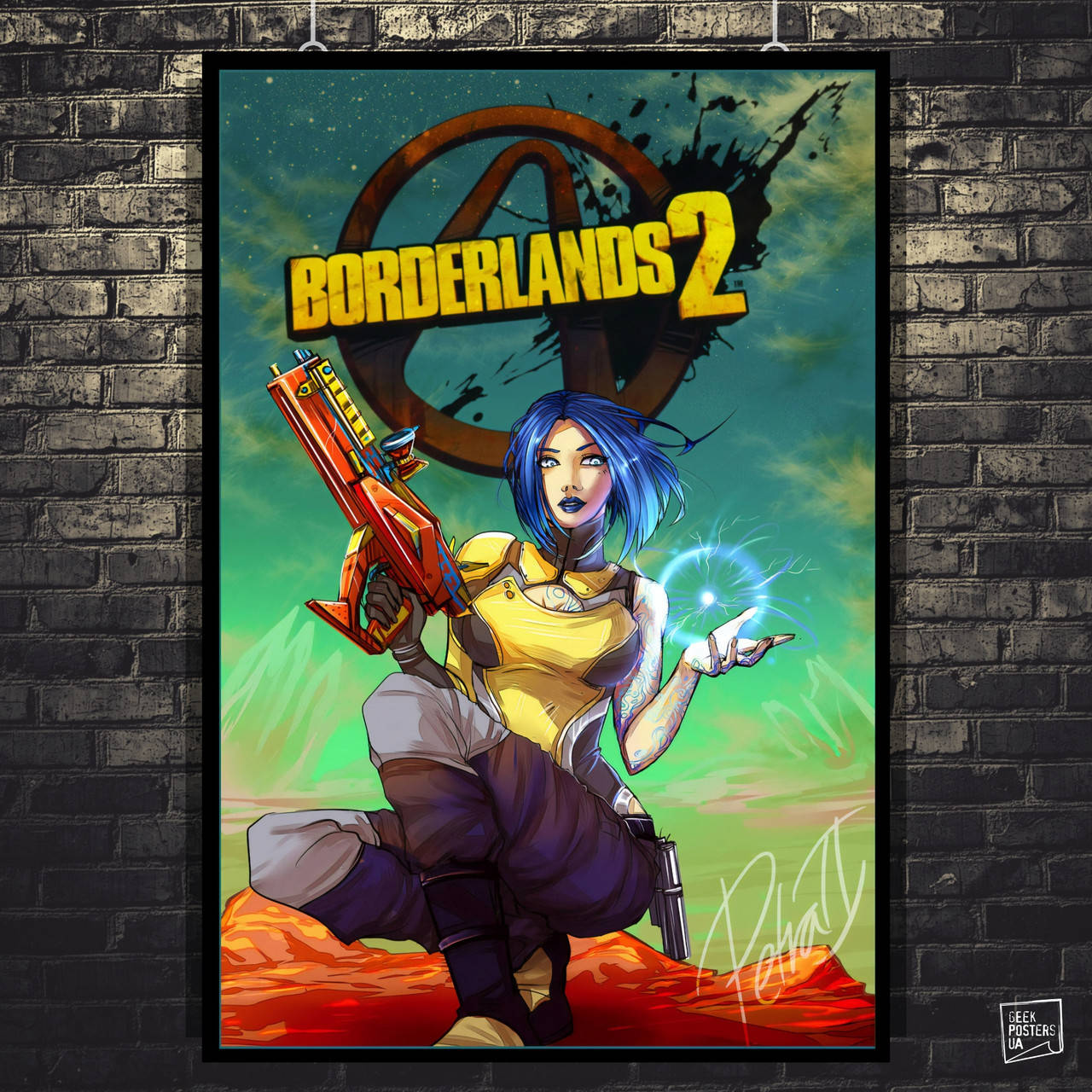 

Постер Borderlands, Пограничье, BL2. Размер 42x29см (A3). Матовая бумага