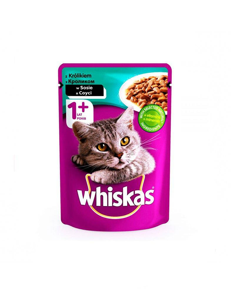 

Whiskas С кроликом в соусе для взрослых кошек 100 г