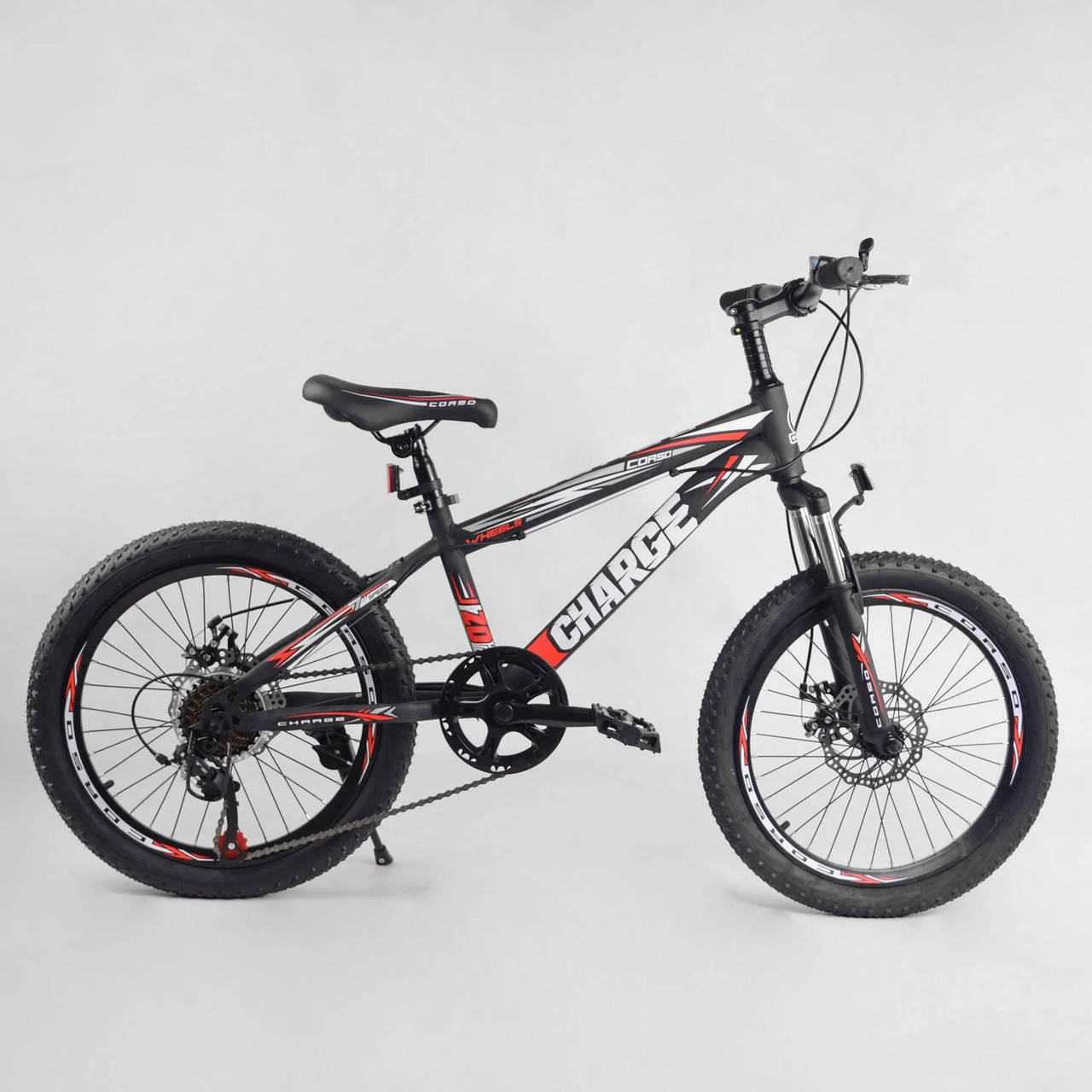 

Детский спортивный велосипед 20’’ CORSO «Charge» SG-20305 красный 114138
