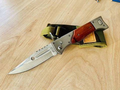 

Штык нож АК-47 СССР выкидной складной охотничий тактический туризм
