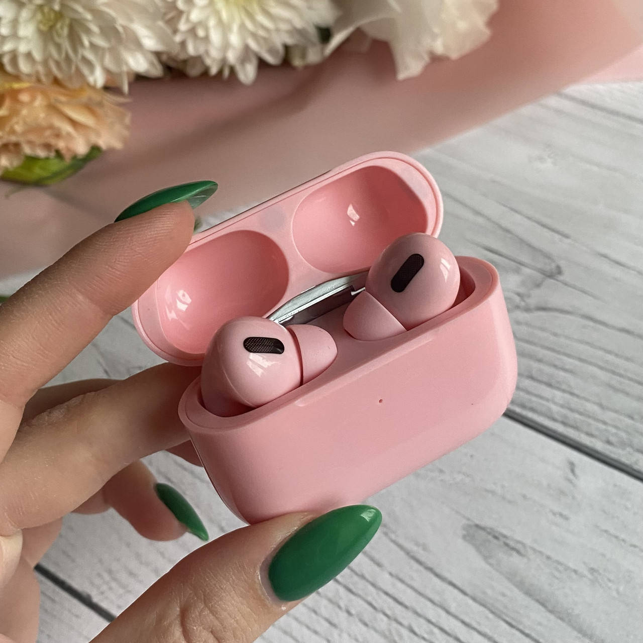 

Наушники беспроводные в дизайне AirPods Pro, Macaron Air Pro розовый
