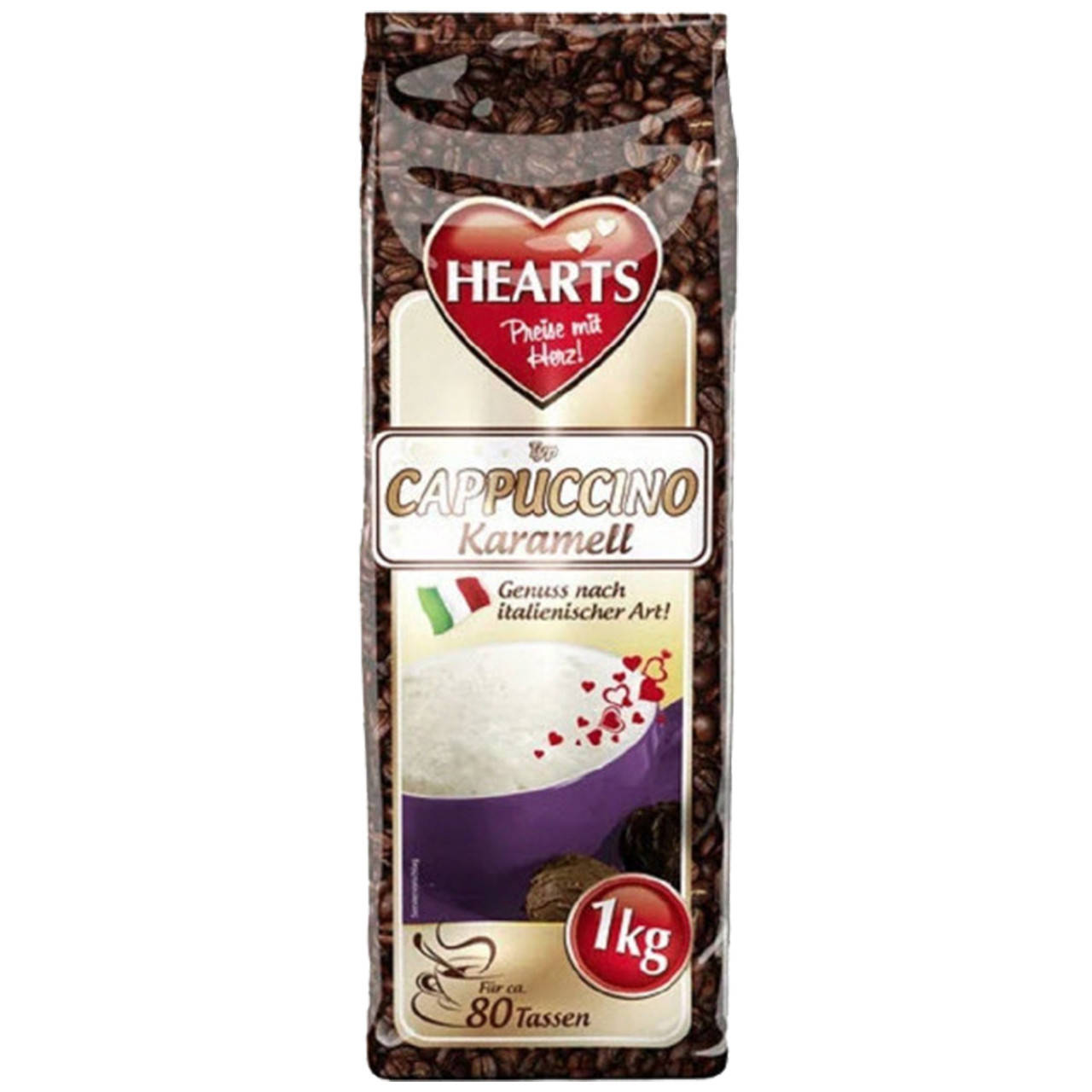 

Капучино Hearts Cappuccino Karamell со вкусом карамели 1 кг