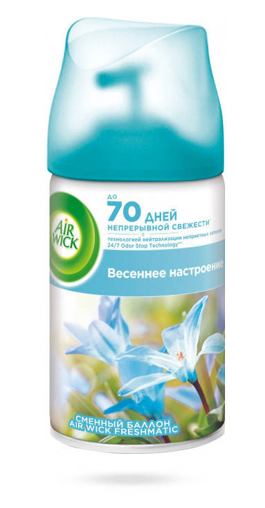 

Сменный аэрозольный блок для автоматического освежителя Air Wick Весеннее настроение 250 мл