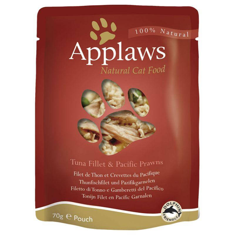

Applaws Selection Влажный корм для кошек Тунец и Креветки 70г
