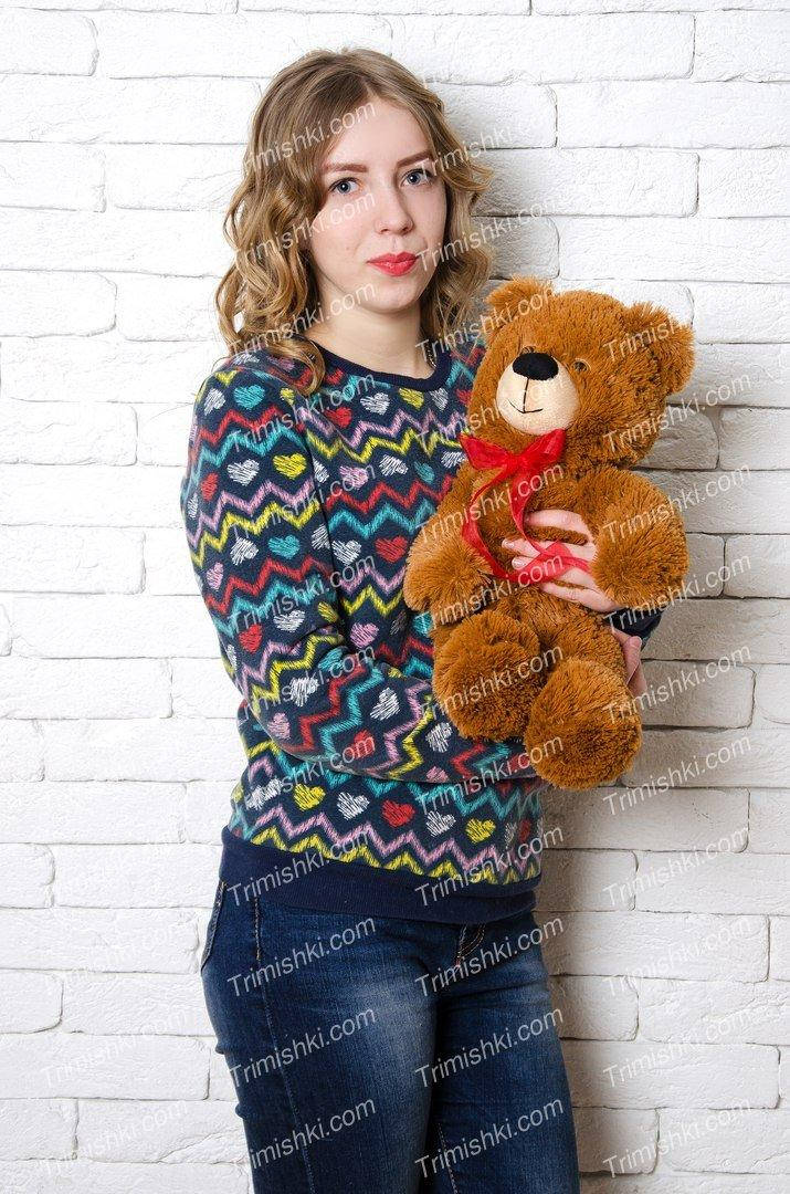 

Мишка Бублик 50 см коричневый