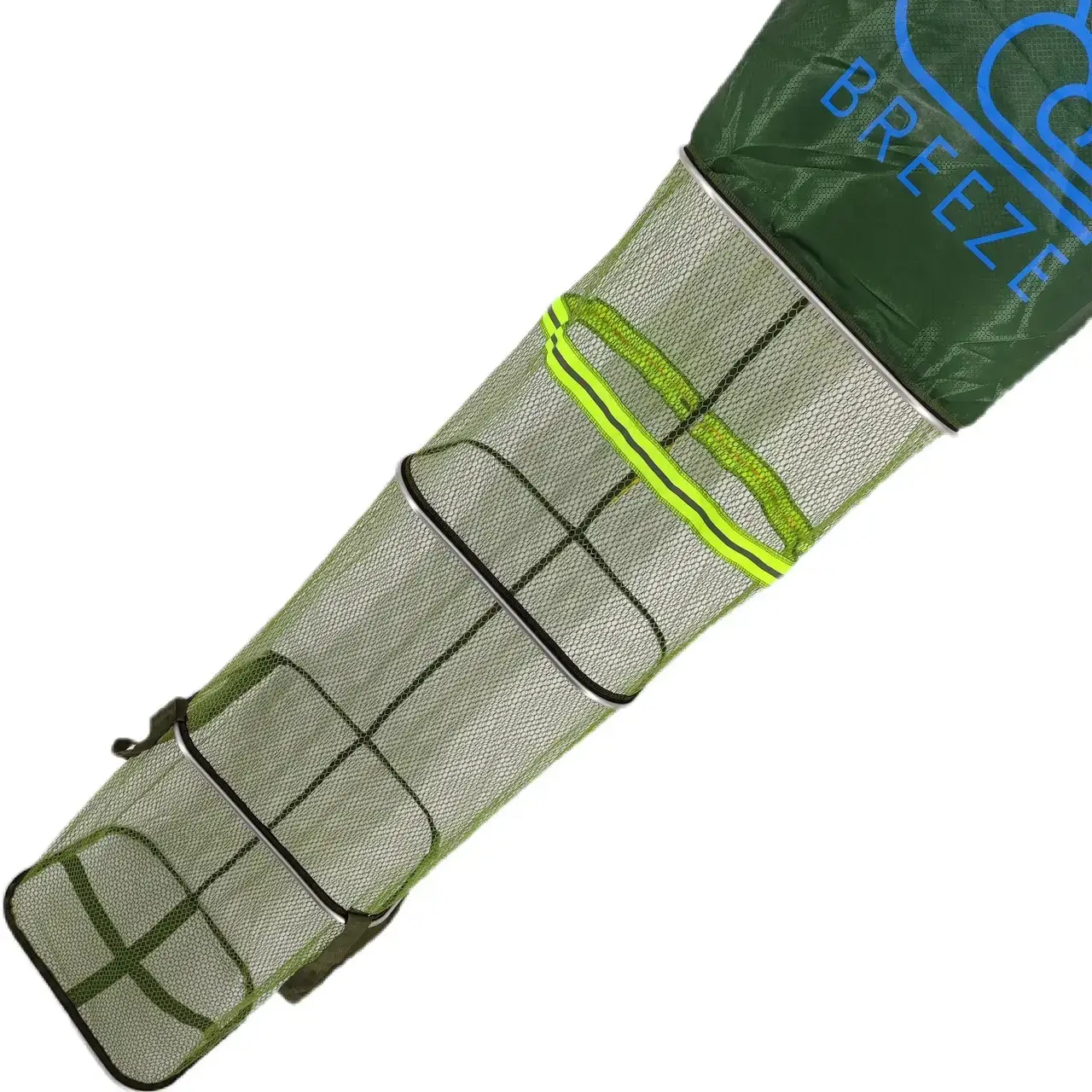 

Садок длинный Breeze 2.0м, 30см х 40см белые прямоугольные кольца, прорезиненная сетка (D) Eclipse