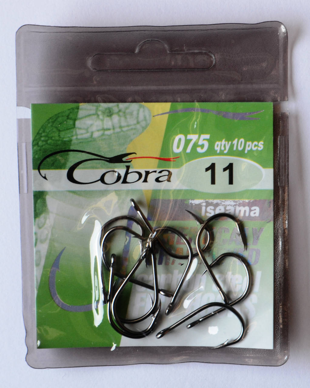 

Рыболовные крючки Cobra iseama, №11, 10шт.