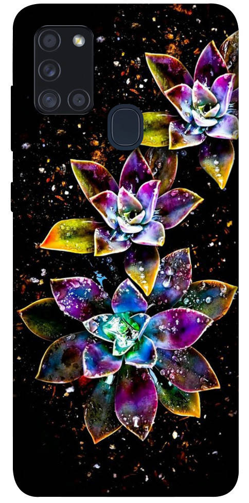 

Чехол на Samsung Galaxy A21s с принтом / для самсунг галакси А21с с картинкой цветы