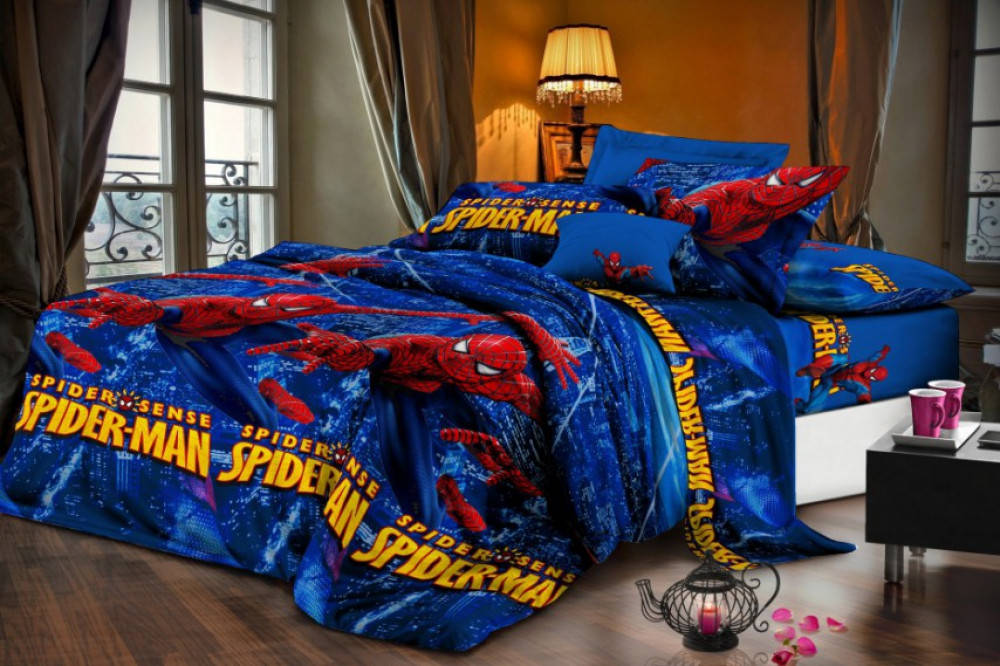 

Человек паук, ранфорс (Детский) М/П ткани (220)