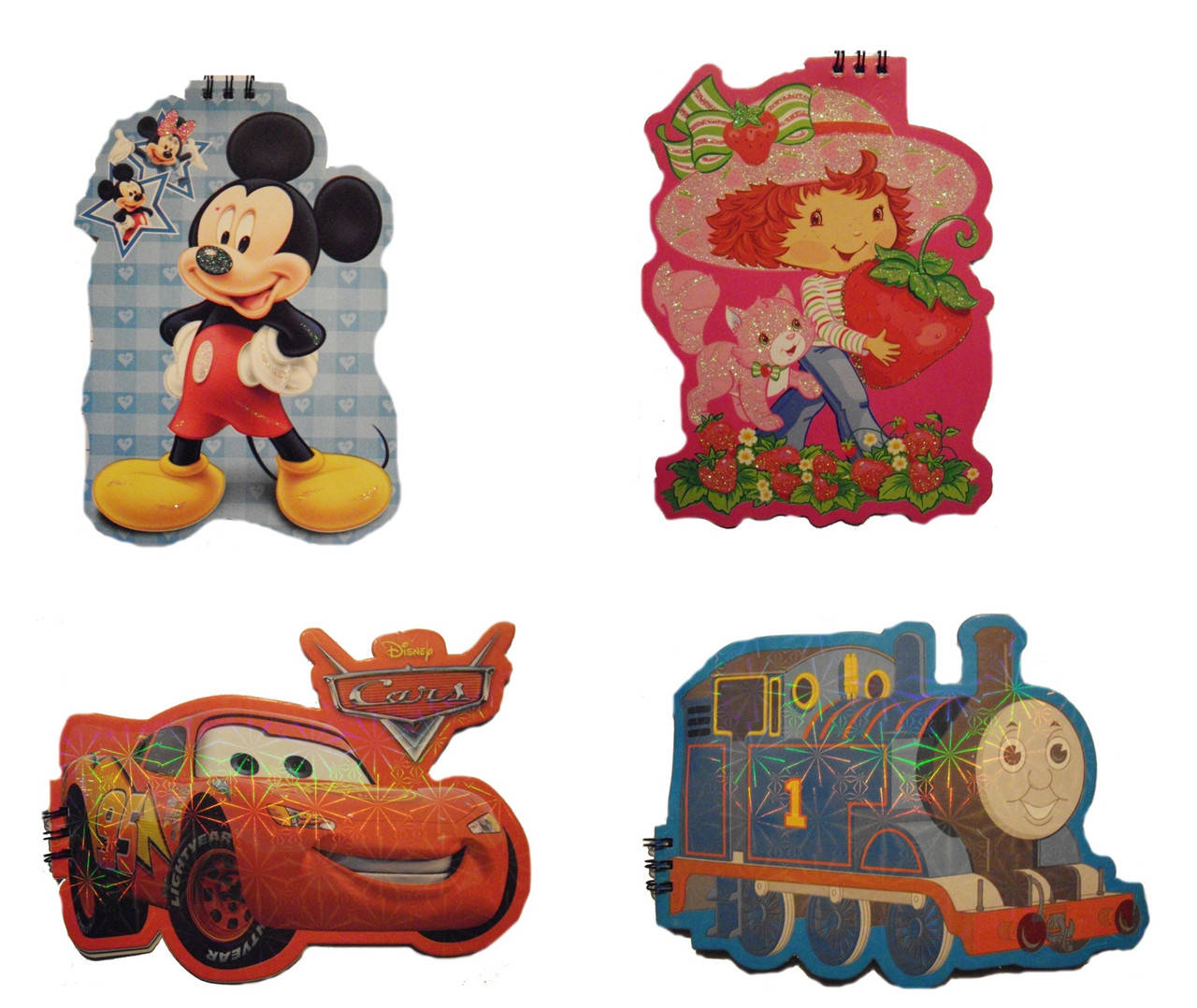 

Блокнот на спирали детский 0689-2/ZC-085/810 фигурный, микс