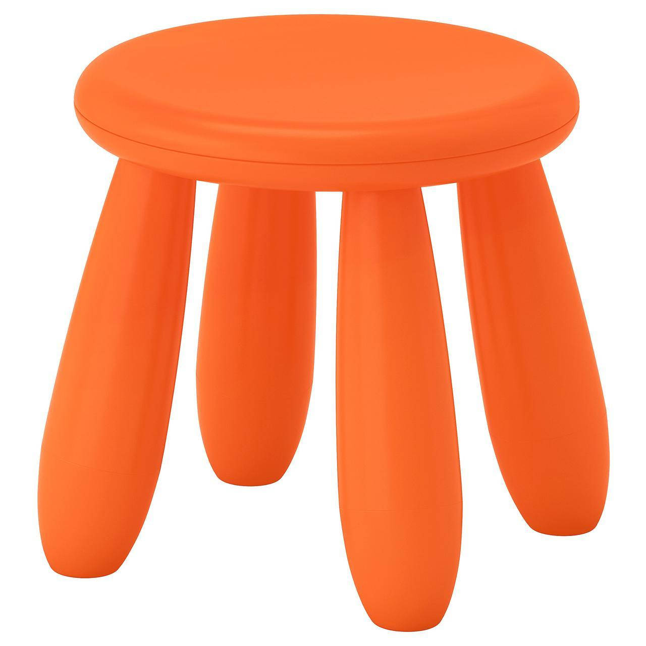 

IKEA MAMMUT (503.653.61) Детский стул, оранжевый