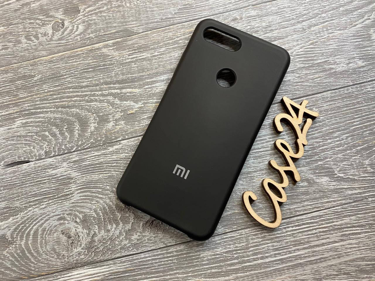 

Чехол Soft touch для Xiaomi Mi 8 Lite (8 цветов) черный