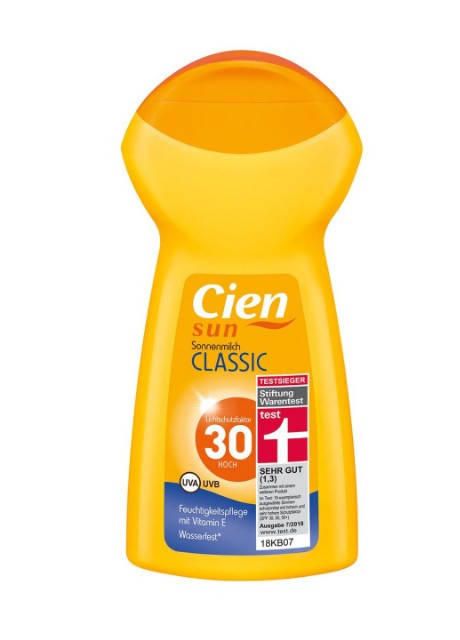 

Солнцезащитное молочко Cien Classic SPF30 250 мл