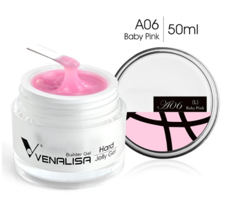 

Гель желе Venalisa №A06 Baby Pink, 50 мл, Розовый
