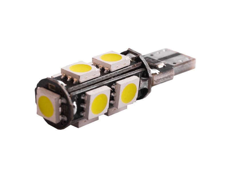 

Светодиодная автолампа T10 W5W с обманкой 12В SMD5050-9led белый