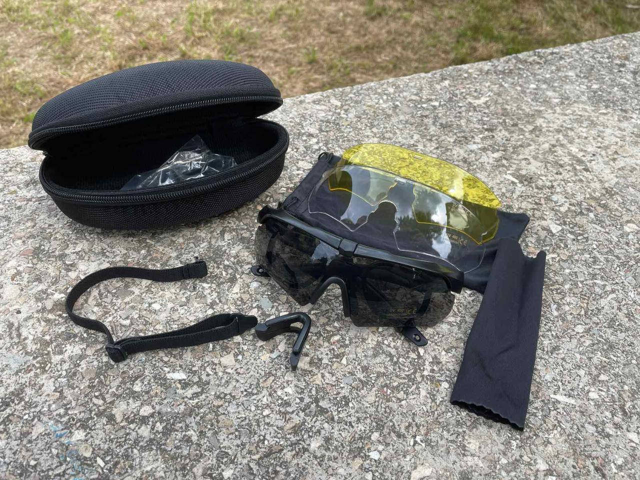 

Тактические защитные очки ESS Crossbow с 3 линзами и диоптрией (Черный)